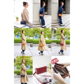 Dakota DA-1032461 Women's Wallet Shoulder Bag, Genuine Leather, Braun