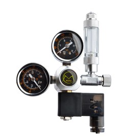 SUIOPPYUW Solenoid Valve Co2 Regulator - Safe And Stable Operation For Aquariums Materials ABS Aquarium Co2 Regulator Generator