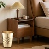 Monarch Abode Metal Bathroom Trash Can – Waste Basket for