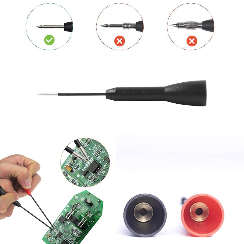 Multimeter Needle 1 mm Pin Non-Destructive Probe for 2 mm