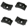 TERF® 20 Pcs Black Screw Mount Cable Tie Bases -