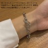 YINKE Bracelet, Men's, Women's, Accessories, Stainless Steel, Mantel, Chain, Silver,