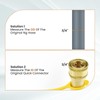 ZDRU 1/2 Inch Natural Gas Quick Connect Fittings with Male