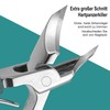 DAILIENFUS 3-Piece Set Nail Clippers with Eagle Beak Angle for