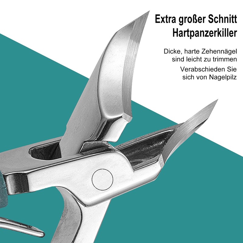 DAILIENFUS 3-Piece Set Nail Clippers with Eagle Beak Angle for