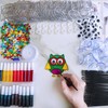 Winlyn 27 Sets Owl Suncatchers Ornaments Decorations DIY Window Paint