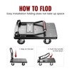 TIDY PALM Upgraded Foldable Push Cart Dolly | 660 lbs.Capacity