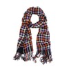 Premium Multi-Color Plaid Scarf, Violet