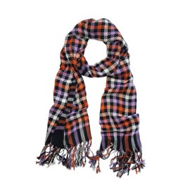 Premium Multi-Color Plaid Scarf, Violet