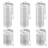 6 Pieces Loose Tea Infuser, Stainless Steel Tea Strainer, Spice
