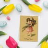 Funny Weird Victorian Easter Greeting Card with Envelopes (A Happy