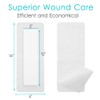 10 Pcs Waterproof Adhesive Island Dressing 4"x14" for Post Knee
