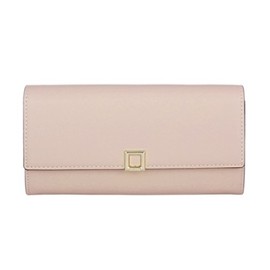 Day of Saturn Women's Large Wallet with Multiple Card Slots Long Purse, apricot