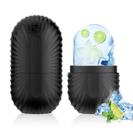 Aninako Ice Face Roller, Black, Facial Roller, Facial Roller, Cooling Ice Stick for Face, Eliminates Swelling, Tightens Skin, Multifunctional, Small Face Roller, Reusable, Easy to Use, Leak Proof,