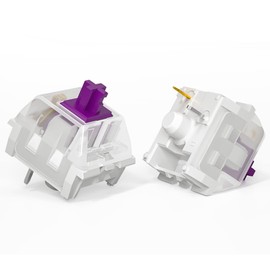 Kailh Pro Purple Switch MX SMD 3 Pin RGB Switches for Mechanical Gaming Keyboard（Pro Purple 36PCS）