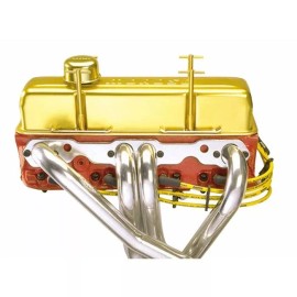 Moroso 72195 Spark Plug Wire Holder Under Header 7mm-9mm for SBC Chevy Black