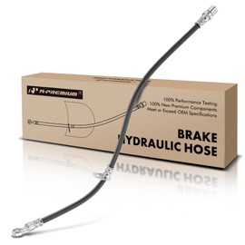 A-Premium Front Driver Brake Hydraulic Hose Compatible with Select Subaru Models - Baja 2003-2006, Forester 2003-2008, Legacy 1999-2001, Outback 2000-2009 - Replace# 26540AE03A