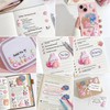 2 Pack Squishy Butt Stress Relief Stickers Cute 3D Peach