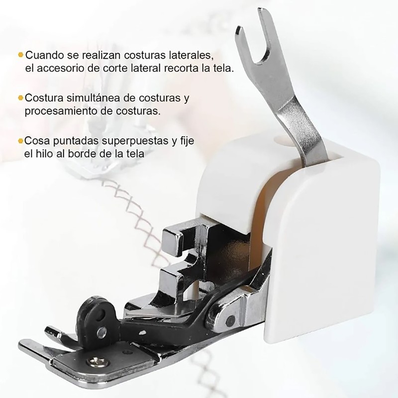 Side Cutter Presser Foot ABS Stainless Steel Universal Household Sewing