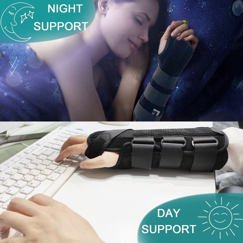 TANDCF Unisex Forearm and Wrist Support Splint Brace Double Fixation