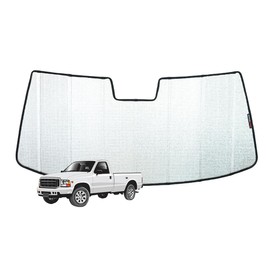 Genuine SNAPSHADES Front Windscreen Sun Shade for Ford Super Duty/F-Series/Excursion 1st Gen (PHN131/UW137; 1999-2007)