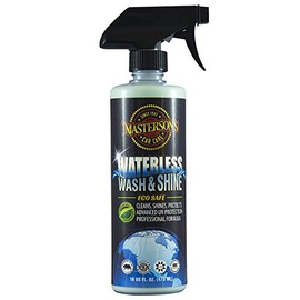 MASTERSON'S CAR CARE MCC_106_16 Waterless Wash & Shine - Waterless Car Wash and Wax - Instantly Cleans And Shines - Works On Cars, Trucks, RV, Motorcycles, Boats, Apartments (16 oz.)