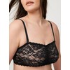 Torrid Unlined Lace Bandeau Rich Black