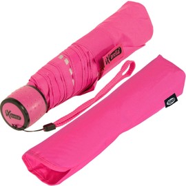 iX-Brella Mini Children's Umbrella, Safety Reflex, Extra Light, neon pink