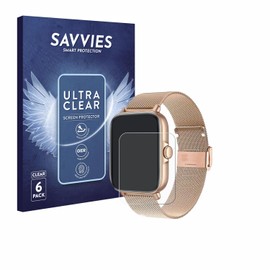 Savvies 6 Stück Schutzfolie für Pireware Elegance 4 Displayschutz-Folie Ultra-Transparent