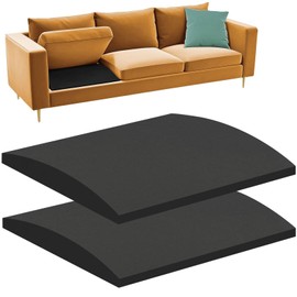 Sagging Couch Support Under Cushions – Sofa Base Booster for Sofas and Chairs, Seat Lift Panels for Lounge, Loveseat Booster Pads, Replacement Foam Insert for Settee or Sectional – Set of 2, 50x50cm