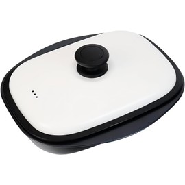 7-in-1 Microwave Grill Pan with Lid (L) size - Pariju Nonstick Cookware for Quick, Healthy Meals