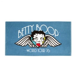 Baby Boop Face Towel Wing Blue