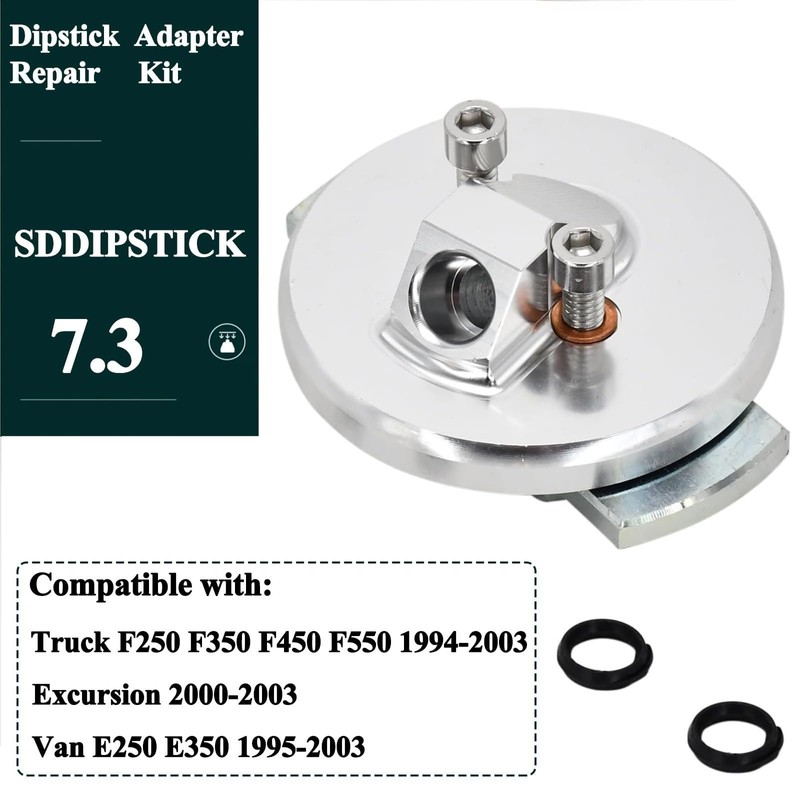 F4TZ-6753-A Dipstick Adapter Repair Kit Compatible with Ford 7.3L Powerstroke