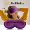 FACEMOON 3D Weighted Blackout Eye Mask for Sleeping - Zero