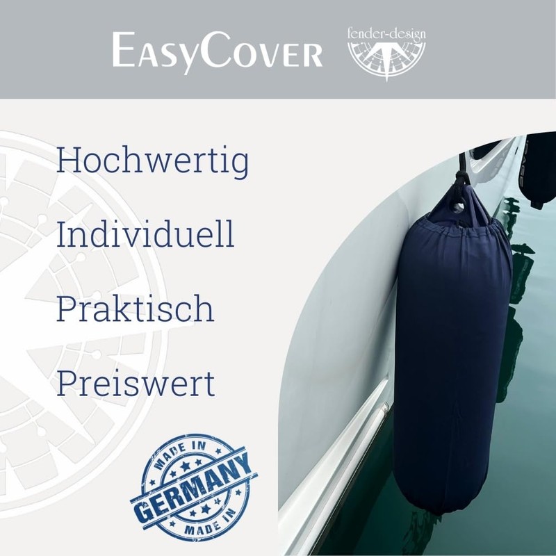 fender-design EasyCover Fender Cover for Langfender 2 Pack (Size S1