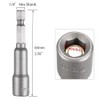 Fixinus 10 Pieces Magnetic Socket Set 7 x 65 mm,