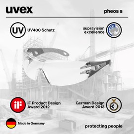 UVEX Pheos Supravision Excellence Safety Glasses