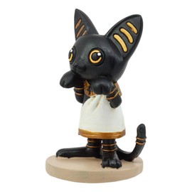 Ebros Weegyptians Collection Egyptian Feline Goddess of The Home and Fertility Bastet Bast Cat Statue 4" Tall Ancient Deities Gods and Goddesses of Egypt Collectible Figurine Historical Sculpture