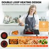 Electric Cooktop,Portable Electric Cooktop 1800W Single Burner Stove with Plug,Hot