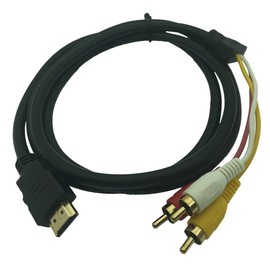 Like-You HDMI A/M TO 3RCA Cable HDMI to AV HDMI 3RCA Red Yellow White Audio Video Cable Component Male TV Video Terminal 1.5m