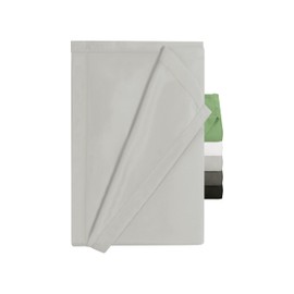 npluseins Flat Sheet without Elasticated Straps - Ultra Soft and Super Soft - Bed Sheet for Bed Motorhome Camping Blanket Travel Blanket Ultralight - Sheet 1628.2375, 150 x 250 cm, Silver