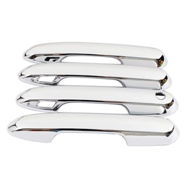 KACEPAR Outer Door Handle Cover Trim Protector, Auto Exterior Door Handle Protective Trim Cover, Compatible with Toyota Compatible with RAV4 2019-2022 Highlander 2020-2022, Carbon Fiber