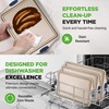 NutriChef 3‑Piece Non‑Toxic Cookie Sheets for Baking – Premium Carbon