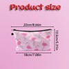 Tabanzhe Small Cosmetic Bag-Travel Makeup Bag Make Up Pouch for