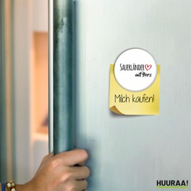 Huuraa Sauerländer Magnet with Heart 59 mm Fridge Magnet with Motif for The Great People Gift Idea for Friends and Family