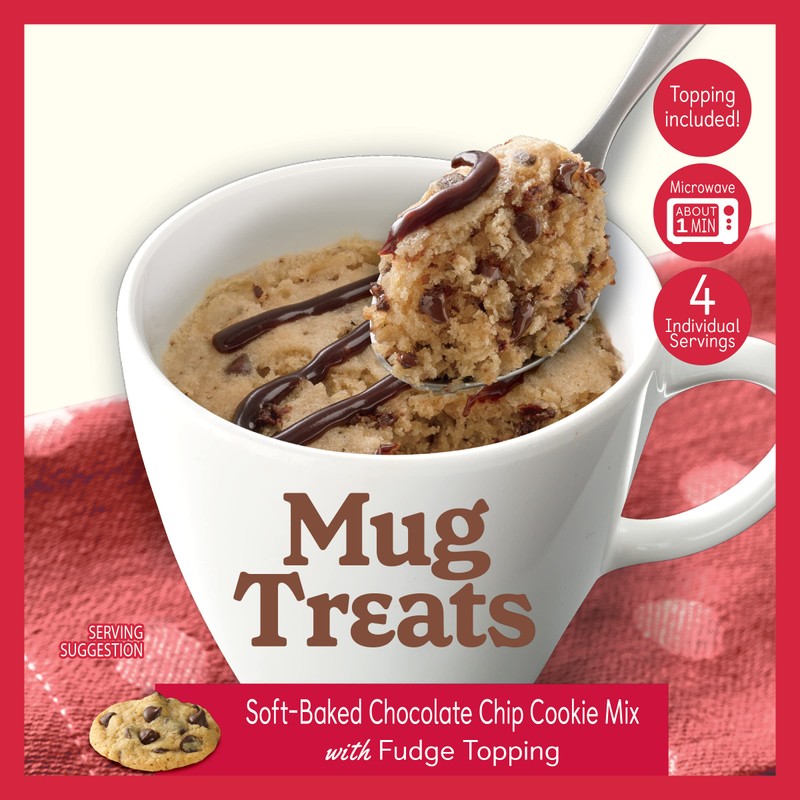 Betty Crocker Mug Treats Soft-Baked Chocolate Chip Cookie Mix with