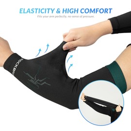 ROCKBROS Arm Sleeves - Cycling Arm Warmer with Ultimate Warmth, Moisture-Wicking, Flexibility, and Suitable for Men and Women