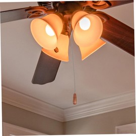 DOITOOL Lighting Beaded Pull Chain 4pcs Fan Chain Drawstring Retro Style for Home Decor Suitable for Living Room Bathroom