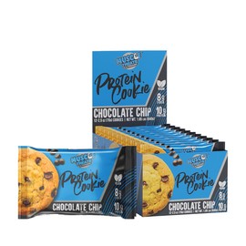 Forzagen Muscle Treats Protein Cookie 2 Flavors Available, Chocolate Chip and Midnight Chocolate (12 Pack, Chocolate Chip)