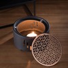 Teapot Warmer Kit with Bronze Color Mat Functional Convenient Tea